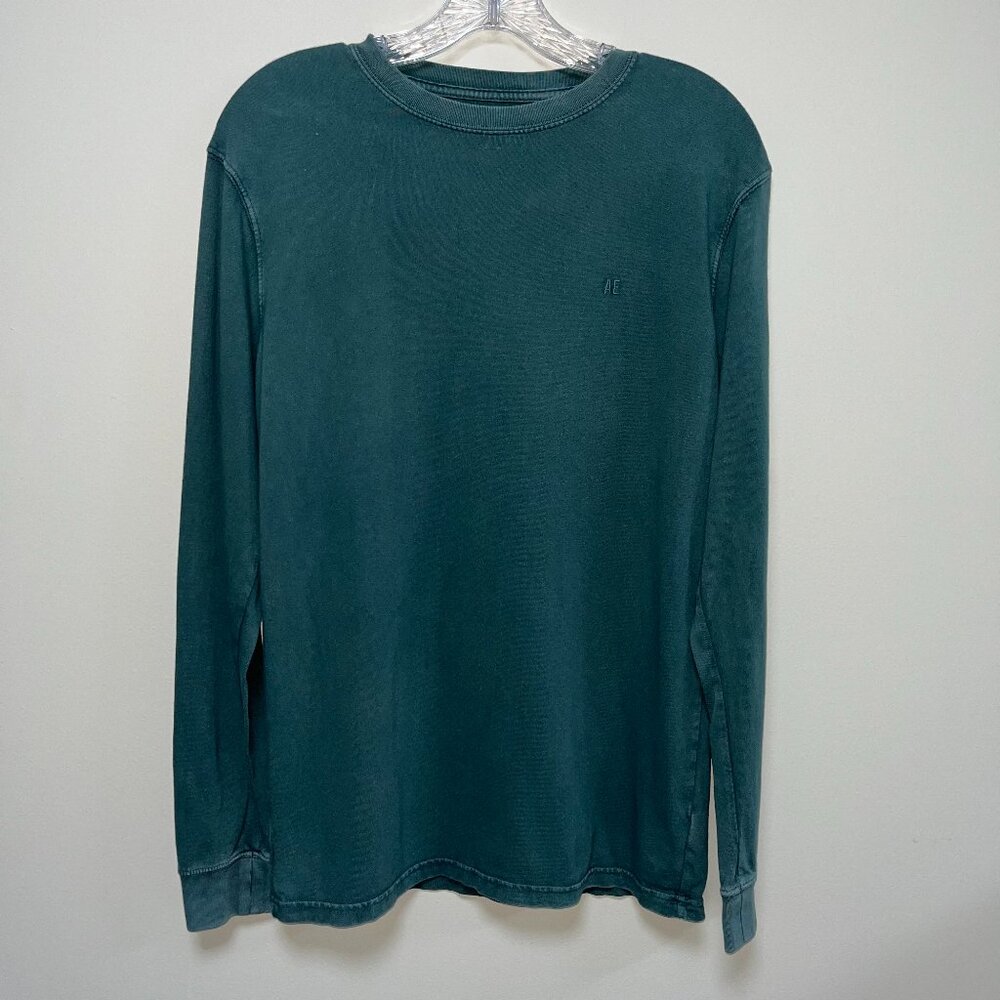 American Eagle Green Super Soft Long Sleeve T-Shirt